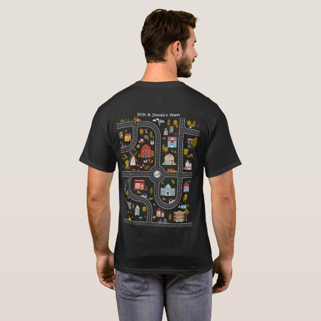 Camisa Personalizada "Carros para Brincar nas Cost (Parte Traseira Completa)