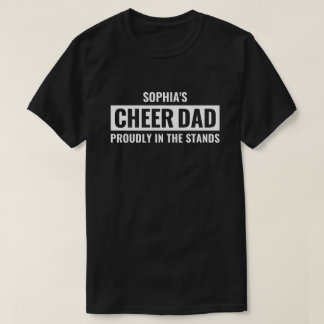 Camisa Personalizada Cheer Dad para Homens Present