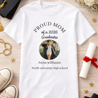 Camisa Personalizada com Foto da Mãe Orgulhosa de 