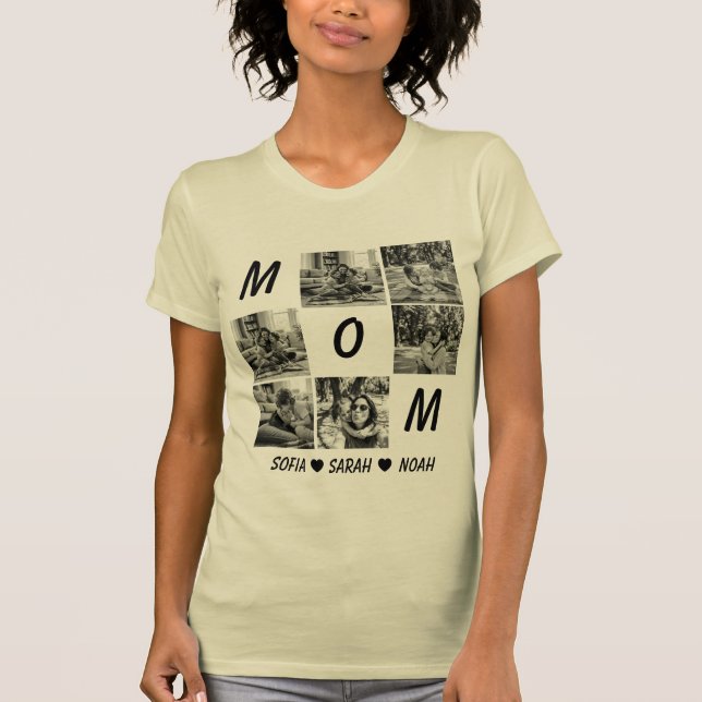 Camisa Personalizada com Foto da Mamãe: Dia das Mã (Frente)