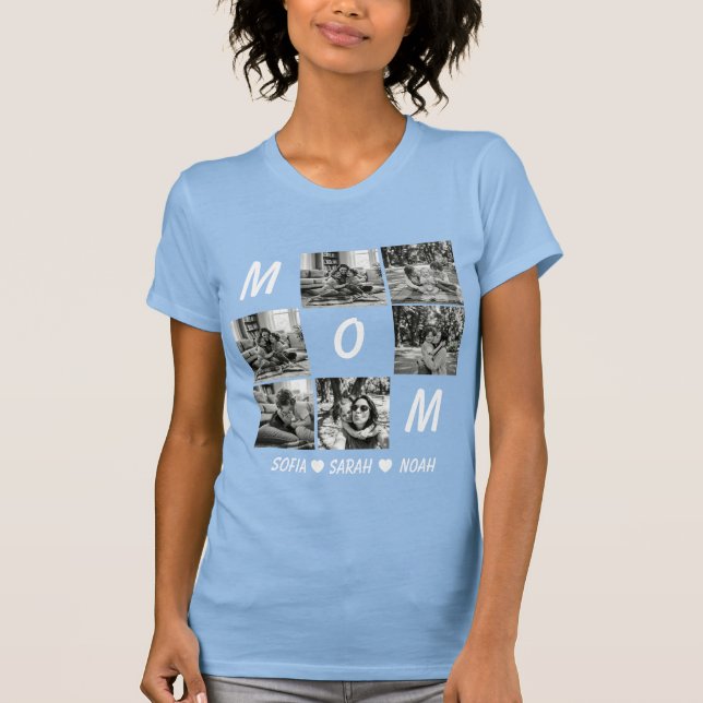 Camisa Personalizada com Foto da Mamãe: Dia das Mã (Frente)