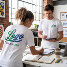 Camisa Personalizada com Logotipo da Empresa Frent