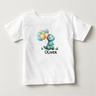 Camisa personalizada com nome do menino de 1º aniv