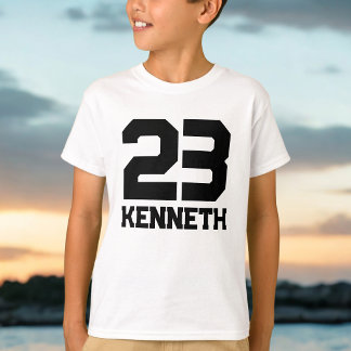 Camisa Personalizada com Nome e Número de Jersey