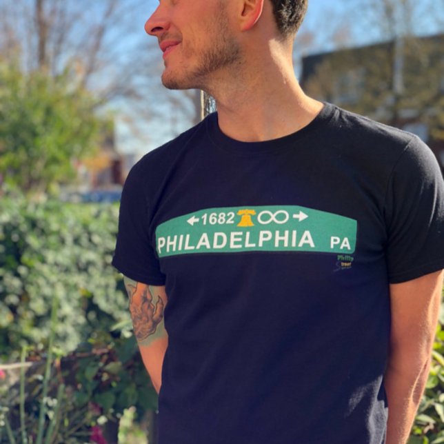 Camisa Personalizada com Placa de Rua de Filadélfi (Criador carregado)