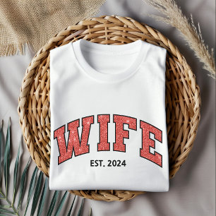 Camisa Personalizada da Esposa, Presente de Aniver