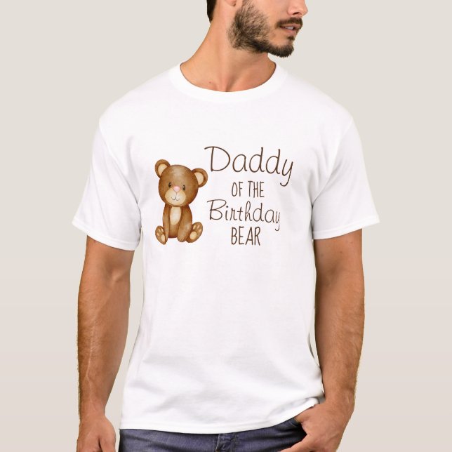 Camisa personalizada da família de aniversário do  (Frente)