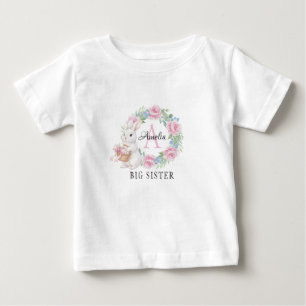 Camisa Personalizada da Irmã Mais Velha Coelhinho 