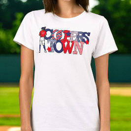 Camisa Personalizada da Mãe Patriótica de Beisebol