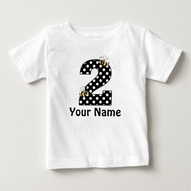 Camisa Personalizada das Meninas de Abelhas de seg (Frente)