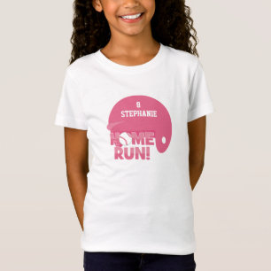 Camisa personalizada das meninas do capacete do