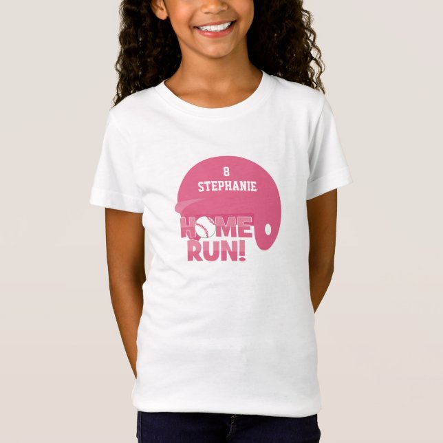 Camisa personalizada das meninas do capacete do (Frente)