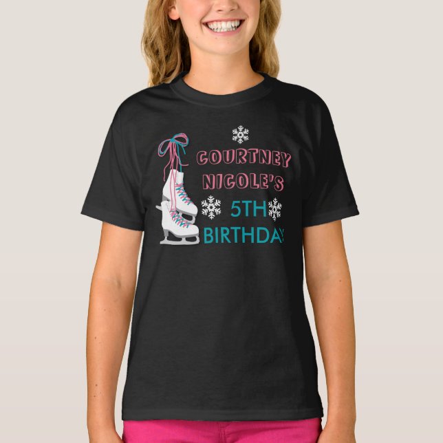 Camisa Personalizada De Aniversário De Ice (Frente)