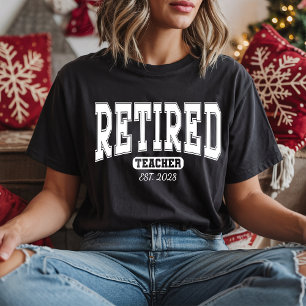 Camisa Personalizada de Aposentadoria de Professor