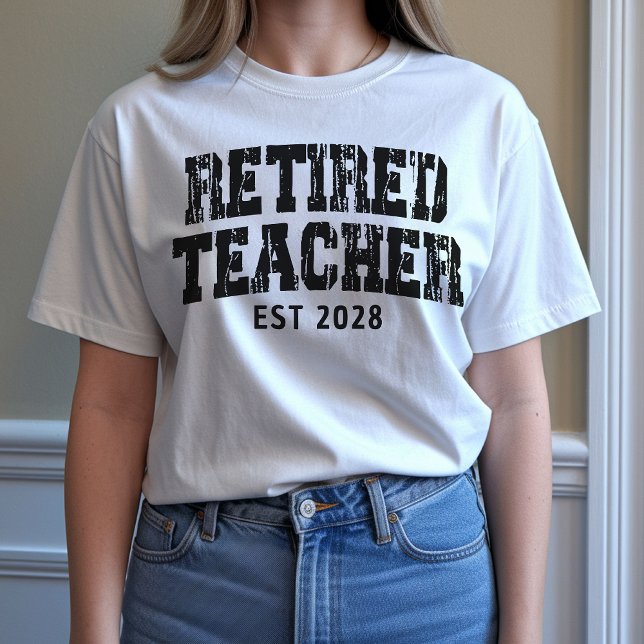 Camisa Personalizada de Aposentadoria, Presente pa (retirement t-shirt for teachers, retired teacher shirt, retired teacher sweatshirt for women,)