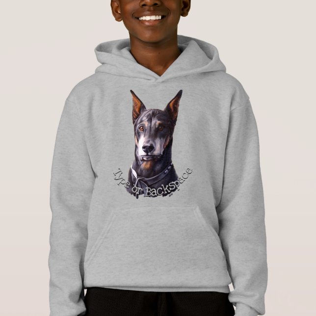 Camisa Personalizada de Arte Canina de Doberman Ho (Frente)