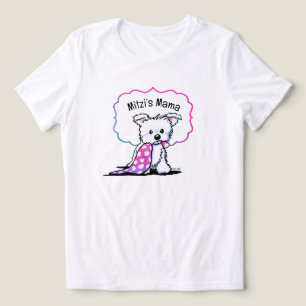 Camisa Personalizada De Cãozinho Branco Cujo Cãozi