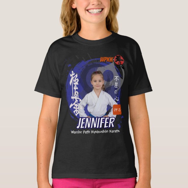 Camisa Personalizada de Cinto Azul da Equipe da Ga (Frente)