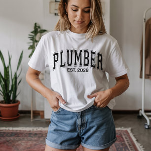 Camisa Personalizada de Encanador para Colegas de 