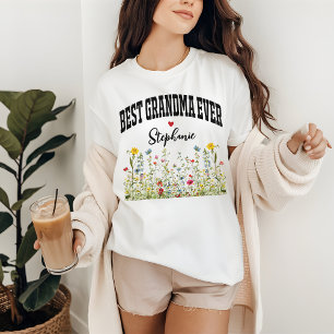 Camisa Personalizada de Flores Silvestres, Present