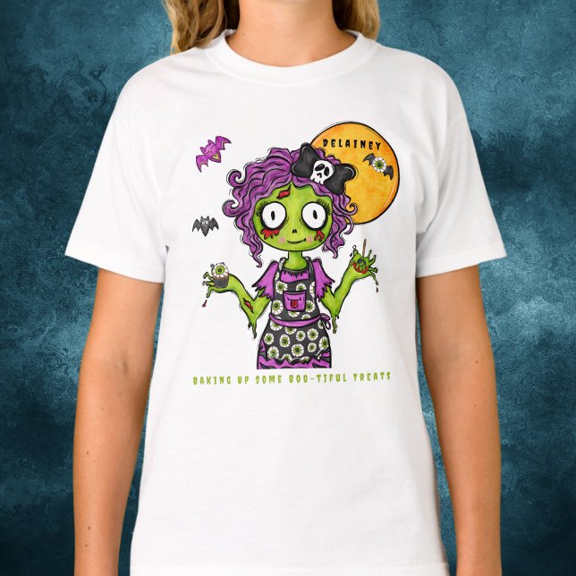 Camisa personalizada de Halloween para crianças: Z (Criador carregado)