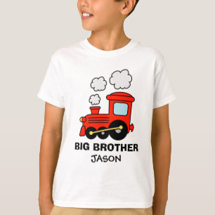 Camisa personalizada de irmão mais velho   Trem de
