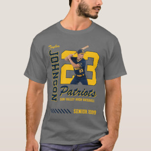 Camisa Personalizada de Jogador de Beisebol com Nú