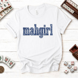 Camisa Personalizada de Mahjong com Nome nas Costa