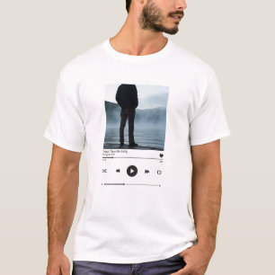 Camisa Personalizada De Nome Da Música, Camisa De 