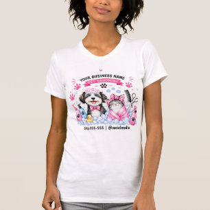 Camisa Personalizada de Pet Shop com Aquarela Fofa