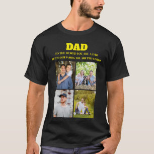 Camisa Personalizada de Presente do Dia dos Pais c