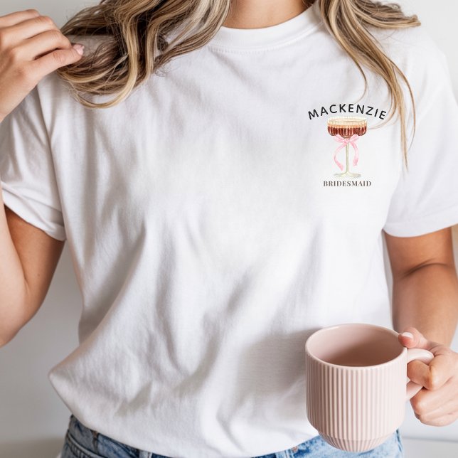 Camisa Personalizada de Presente para a Noiva e as (Custom Bridesmaid Proposal Shirt Gift for Wedding Party, Bridal Party Custom Shirt Gift Bridesmaids)