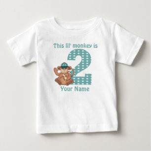Camisa Personalizada De segundo aniversário Lil Mo
