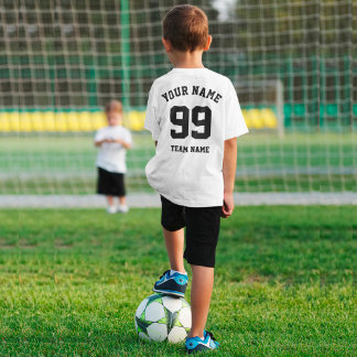 Camisa Personalizada de Time Esportivo Preta com N