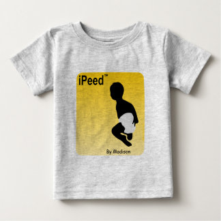 Camisa personalizada do bebê, iPeed por Madison