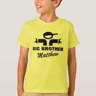 Camisa personalizada do big brother t para o irmã