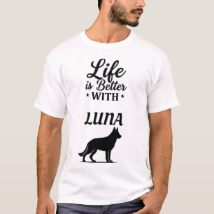 Camisa Personalizada do Cão Pastor Alemão