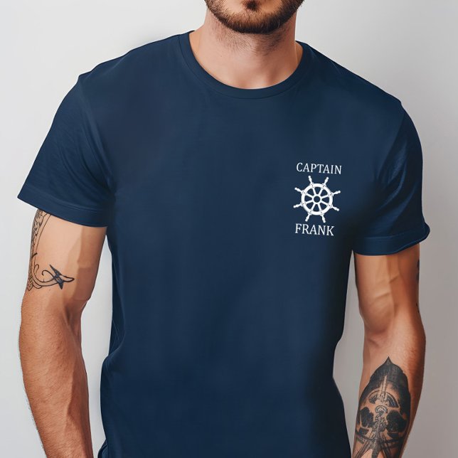 Camisa personalizada do capitão Shir com Roda do n (Criador carregado)
