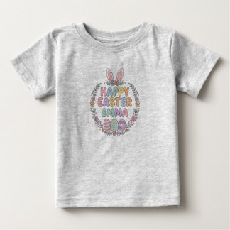 Camisa Personalizada do Coelho de Páscoa para Cria