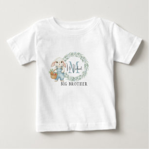 Camisa Personalizada do Coelho Irmão Mais Velho Az