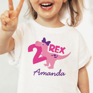 Camisa Personalizada Do Dinossauro Do Bebê Do segu