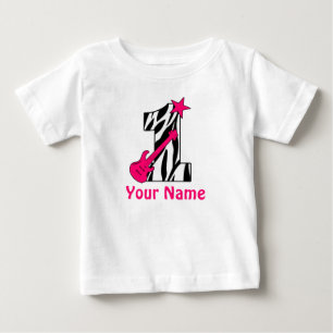Camisa Personalizada do Rockstar Zebra primeiro an