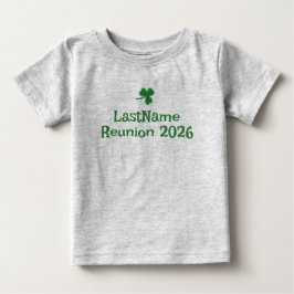 Camisa personalizada do seu clã irlandês Shamrock 