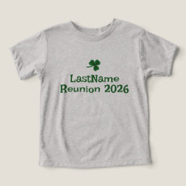Camisa personalizada do seu clã irlandês Shamrock 