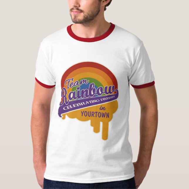 Camisa personalizada do Team Rainbow (Frente)