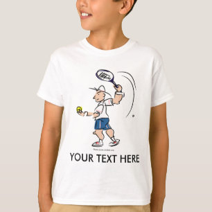 Camisa personalizada do tênis t dos miúdos com