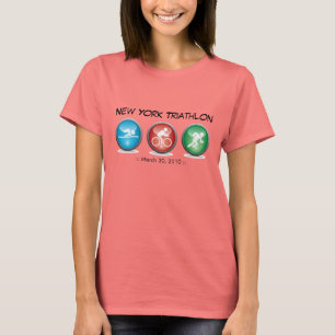 Camisa personalizada do Triathlon - natação,