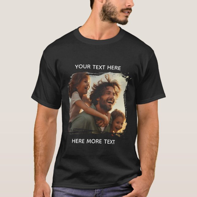 Camisa Personalizada Elegante com Foto e Nome  (Frente)
