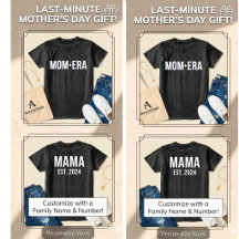 Camisa Personalizada ERA DA MÃE Presente do Dia da