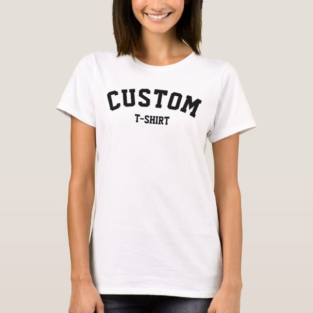 Camisa Personalizada - Estilo Minimalista com Text (Frente)